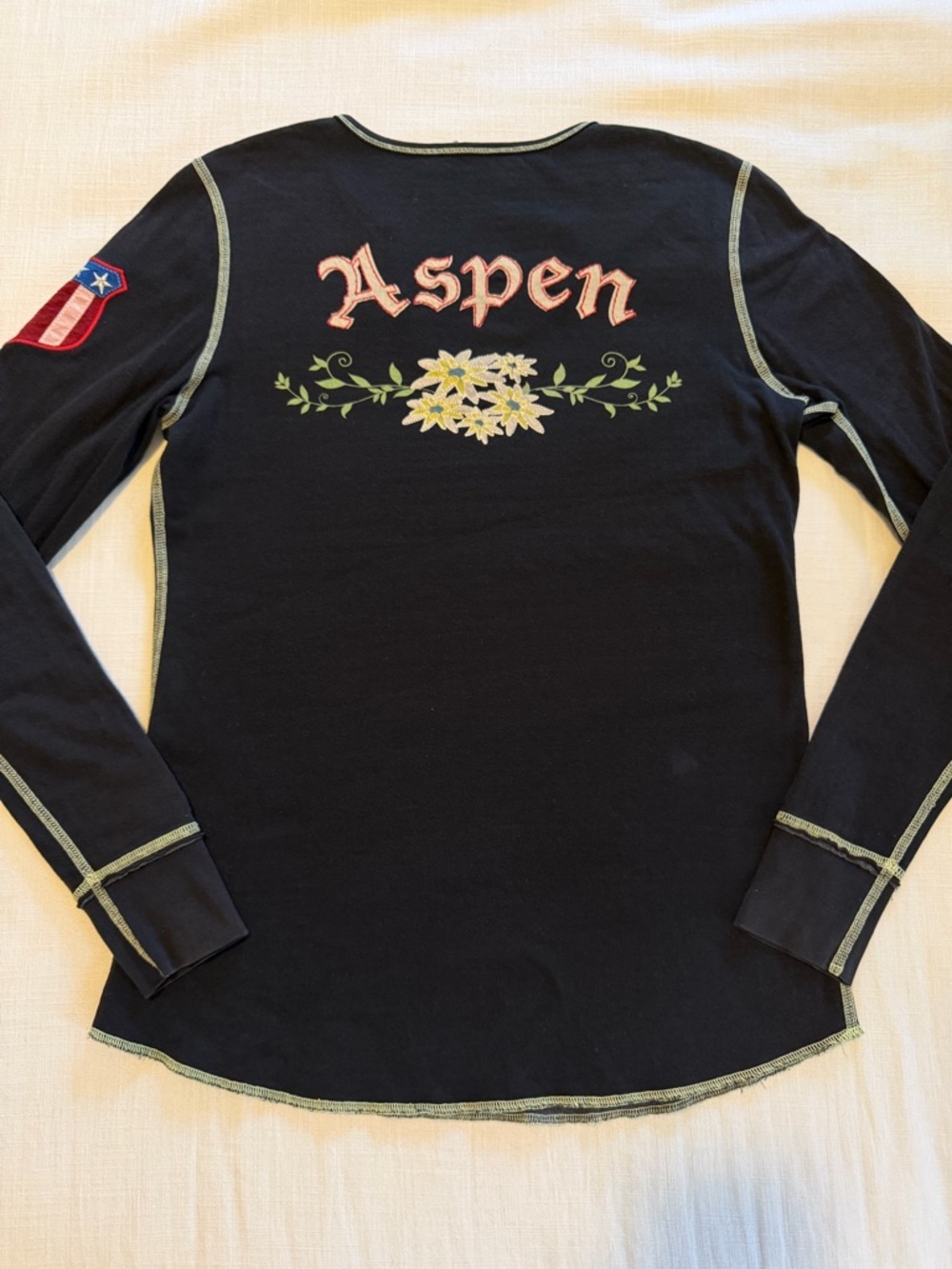 Alp N Rock Aspen Patchwork Long Sleeve Henley - Picture 5 of 13